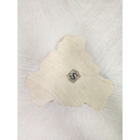 Vintage Fu Dog Ashtray , Foo Chinese Lion Dragon, Hard Resin bone Made In Italy - Picture 4 of 10